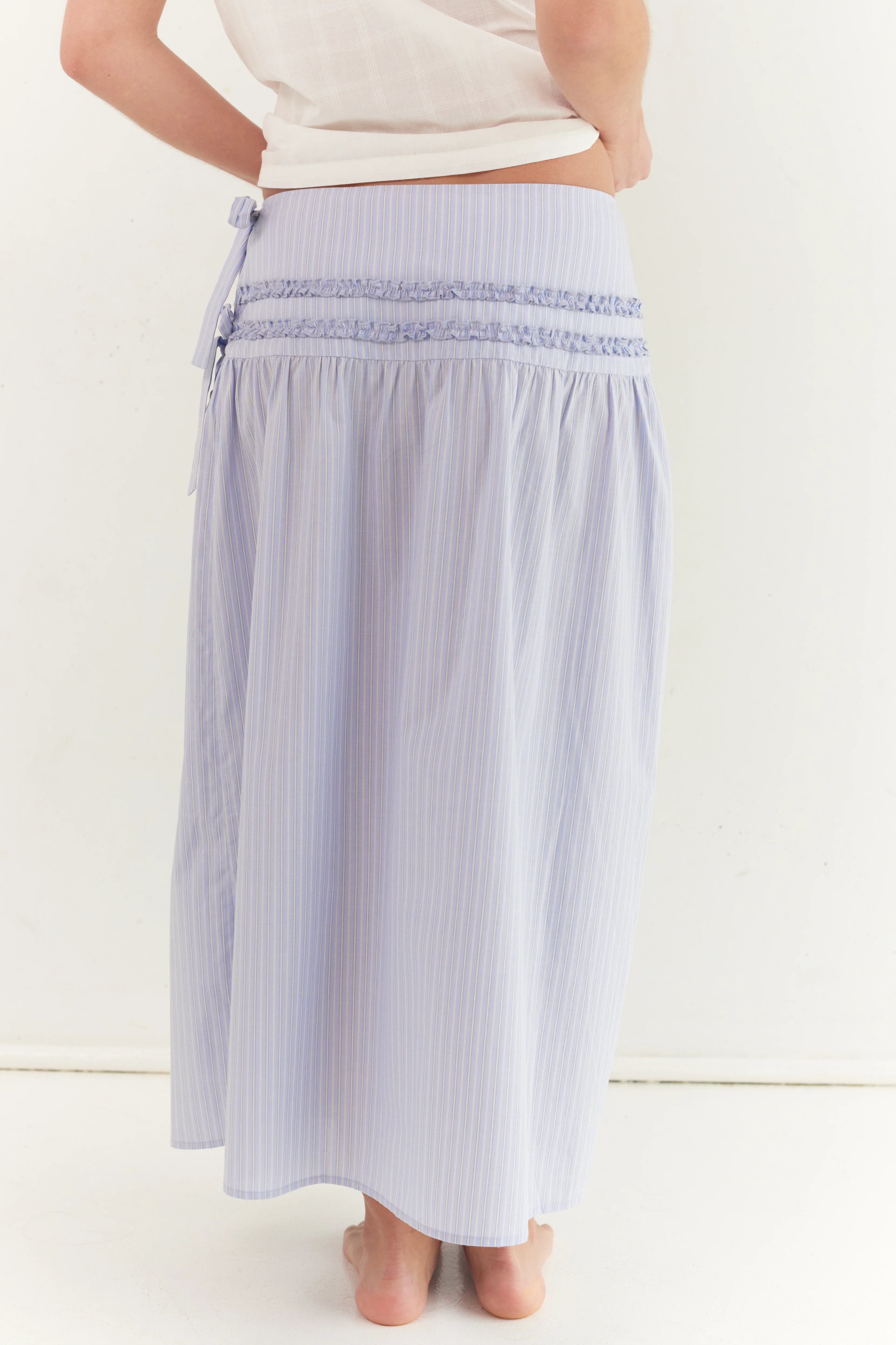 Annika Midi Skirt - Stripe - Image 4