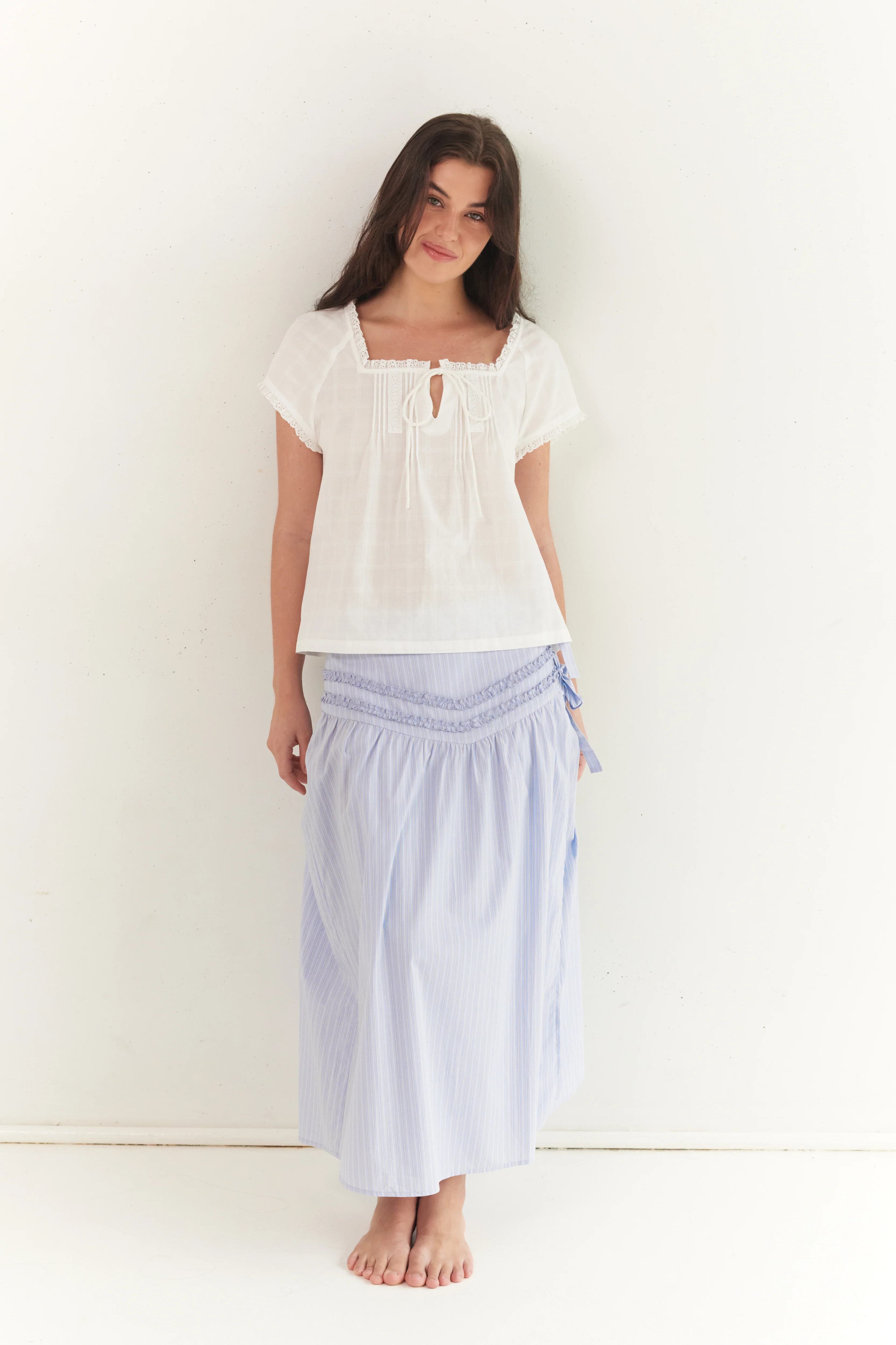 Annika Midi Skirt - Stripe - Image 5
