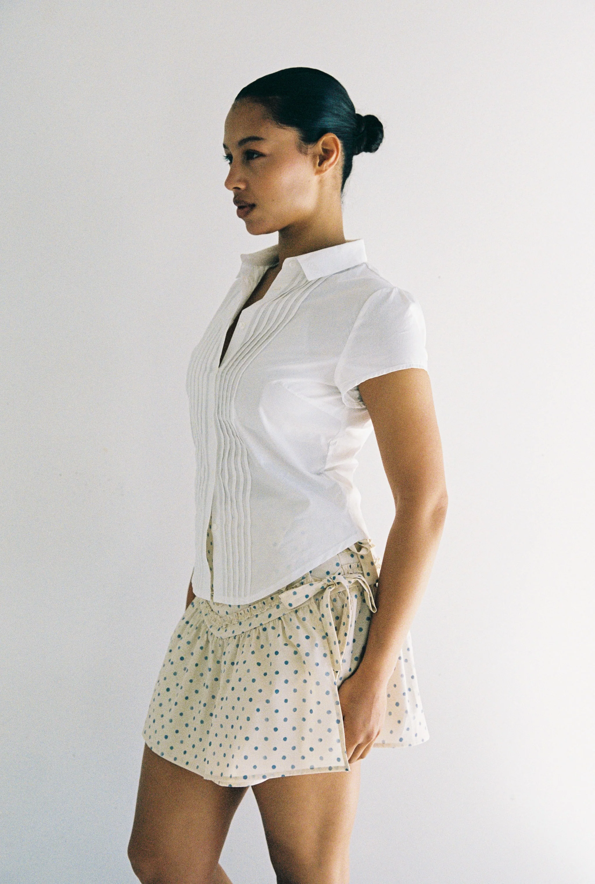 Annika Mini Skirt - Polka Dot - Image 6