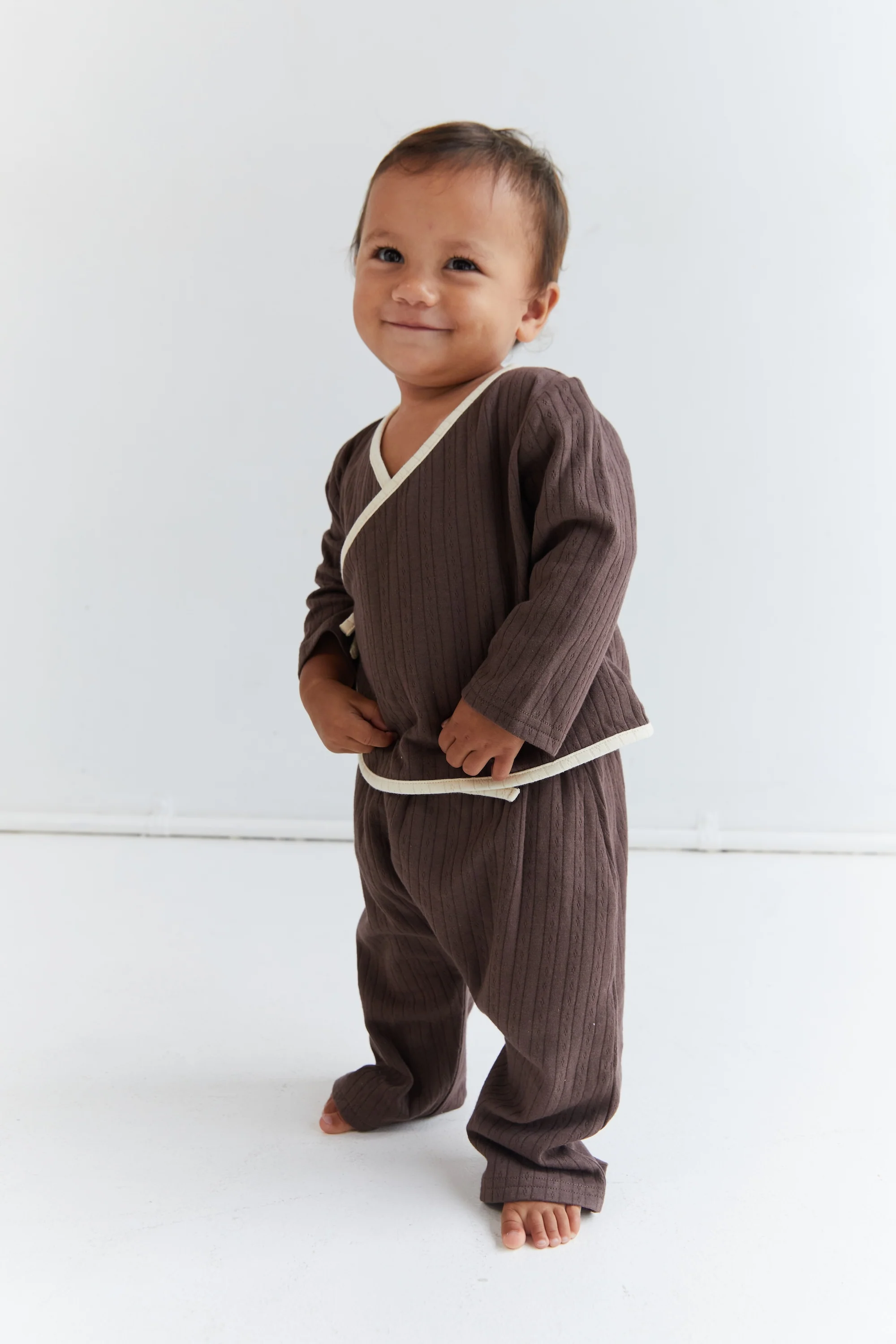 August Pointelle Set - Cocoa - Image 5