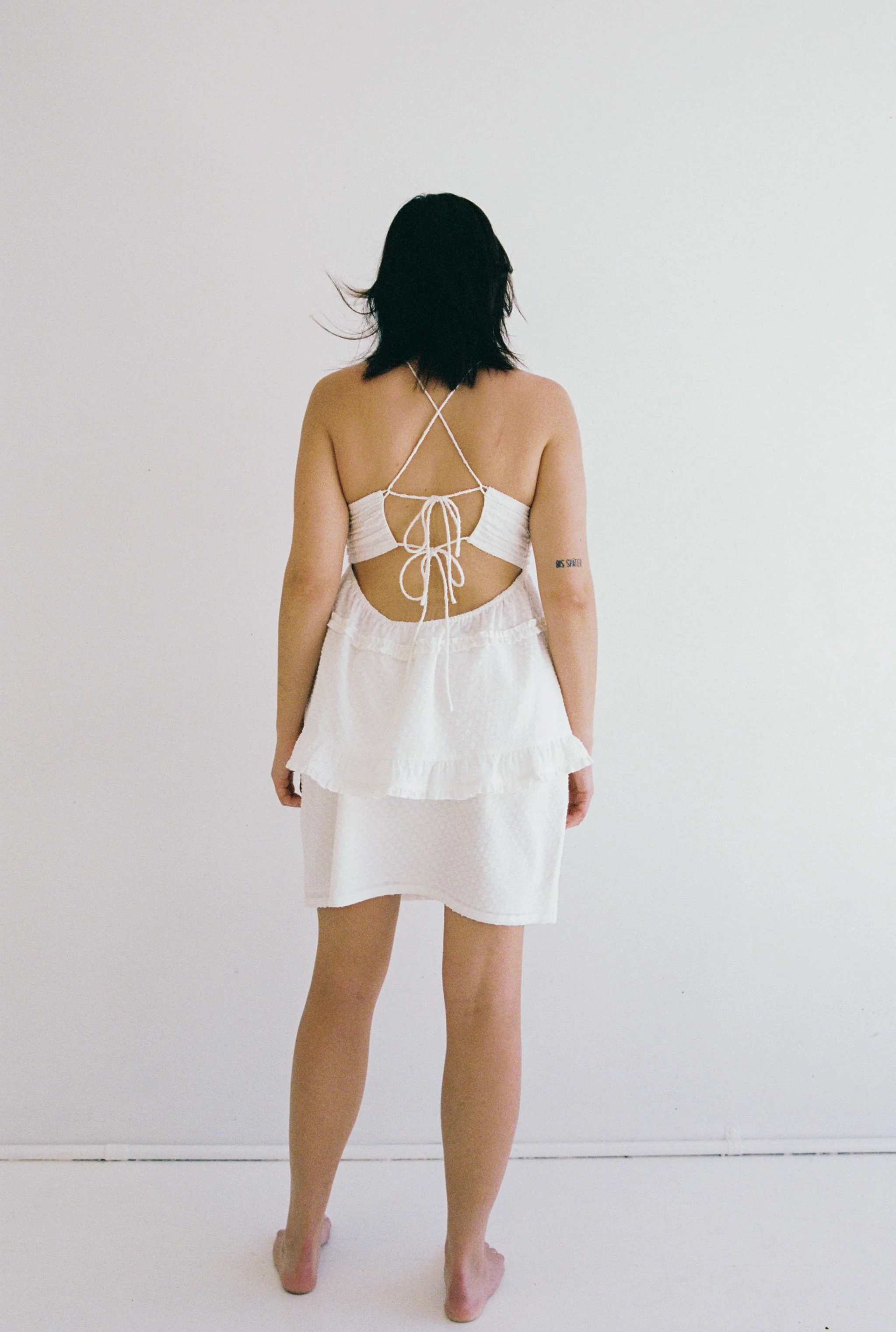 Bonnie Mini Skirt - Salt - Image 3