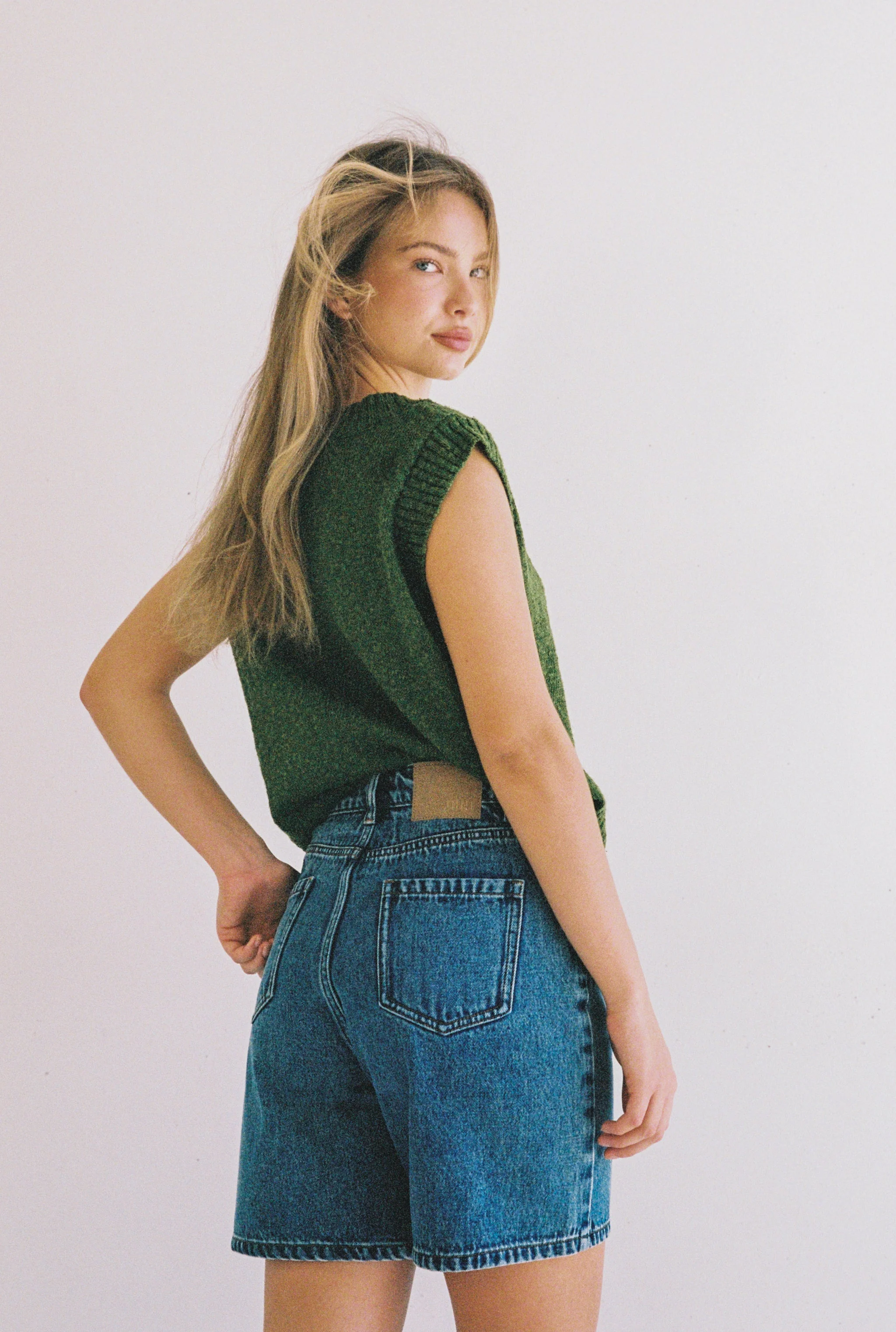 Bud Denim Short - Mid Wash - Image 3