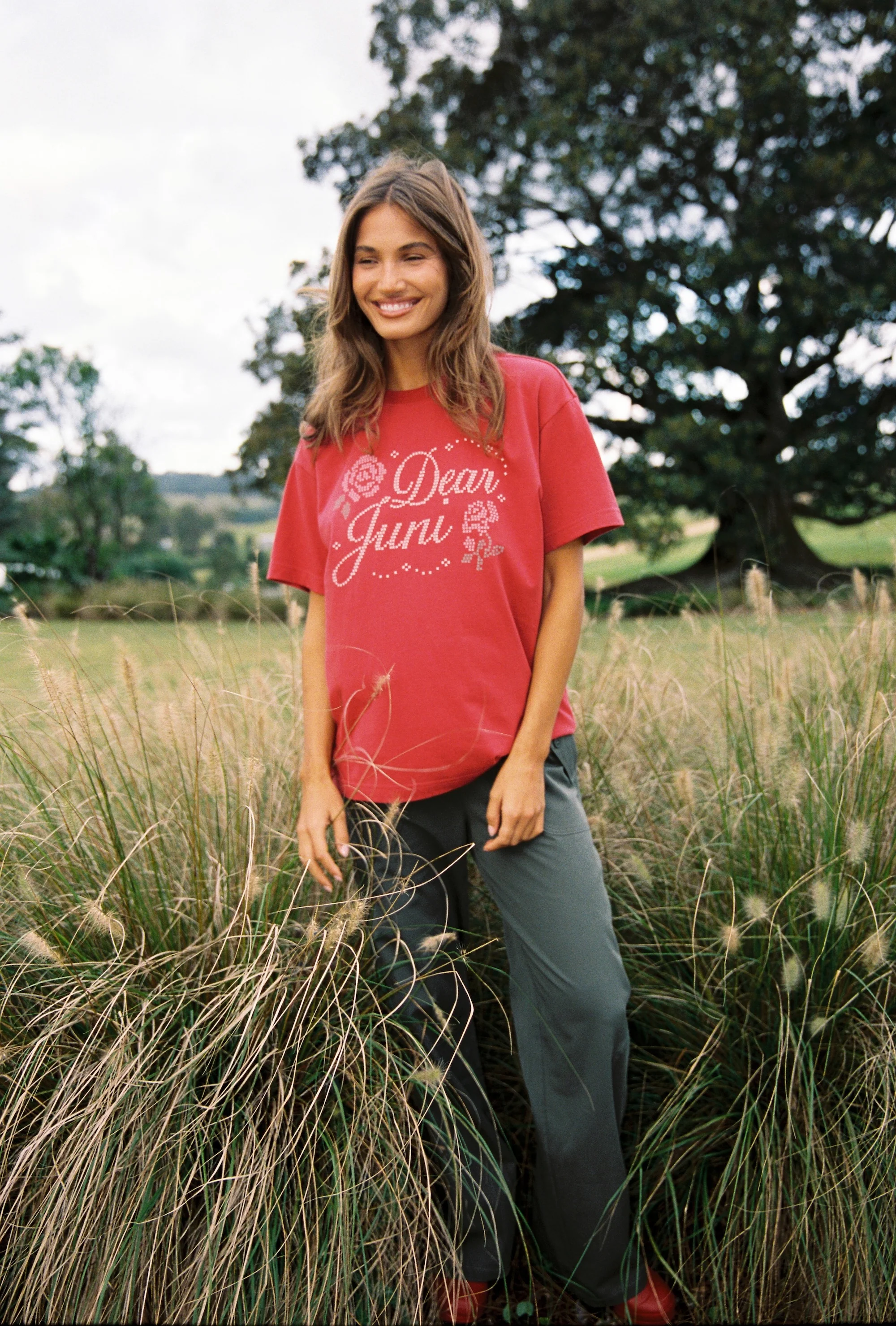Dear Juni Tee - Berry - Image 3