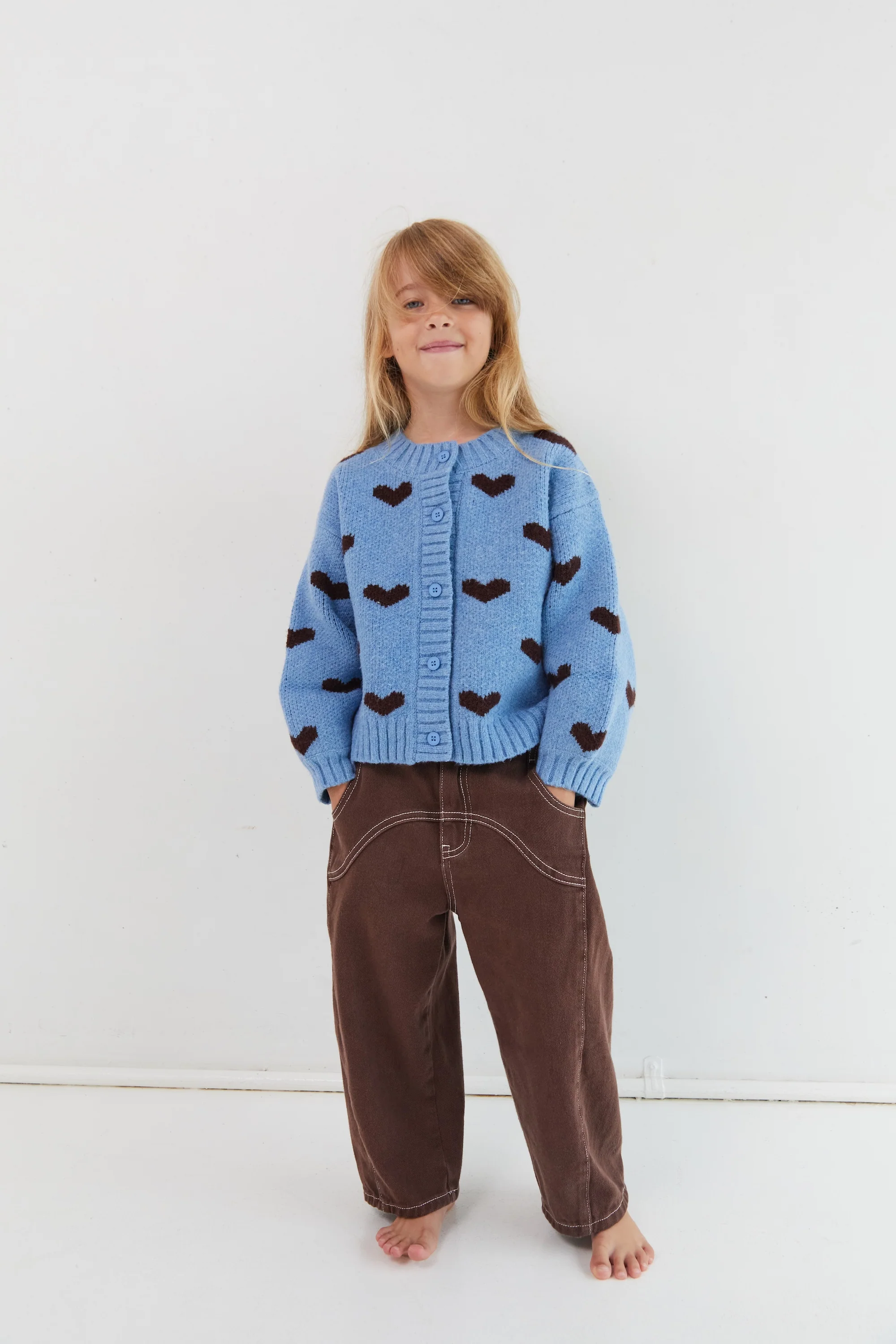 Dylan Barrel Leg Jean - Cocoa - Image 4