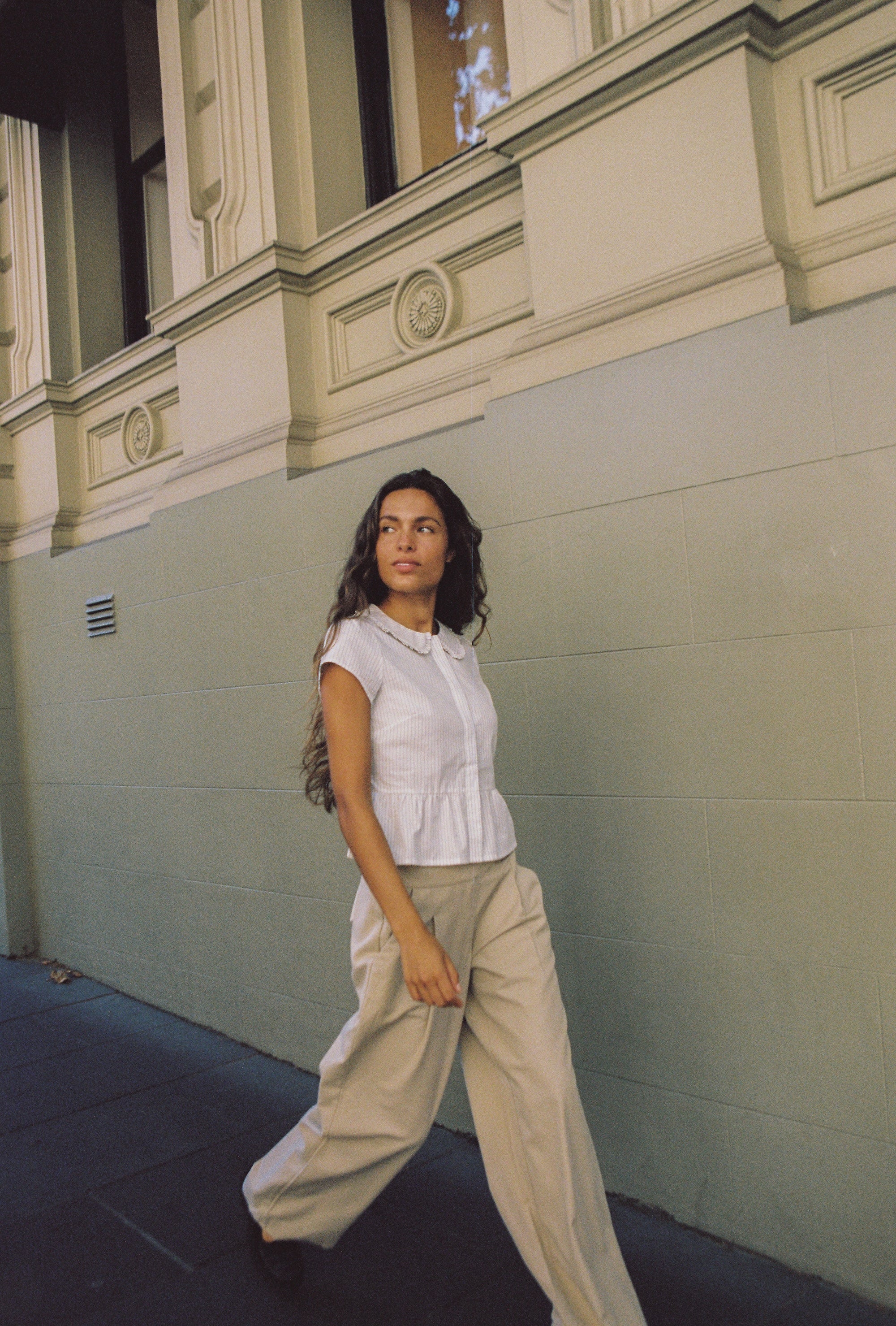 Emilie Blouse - Pinstripe - Image 3