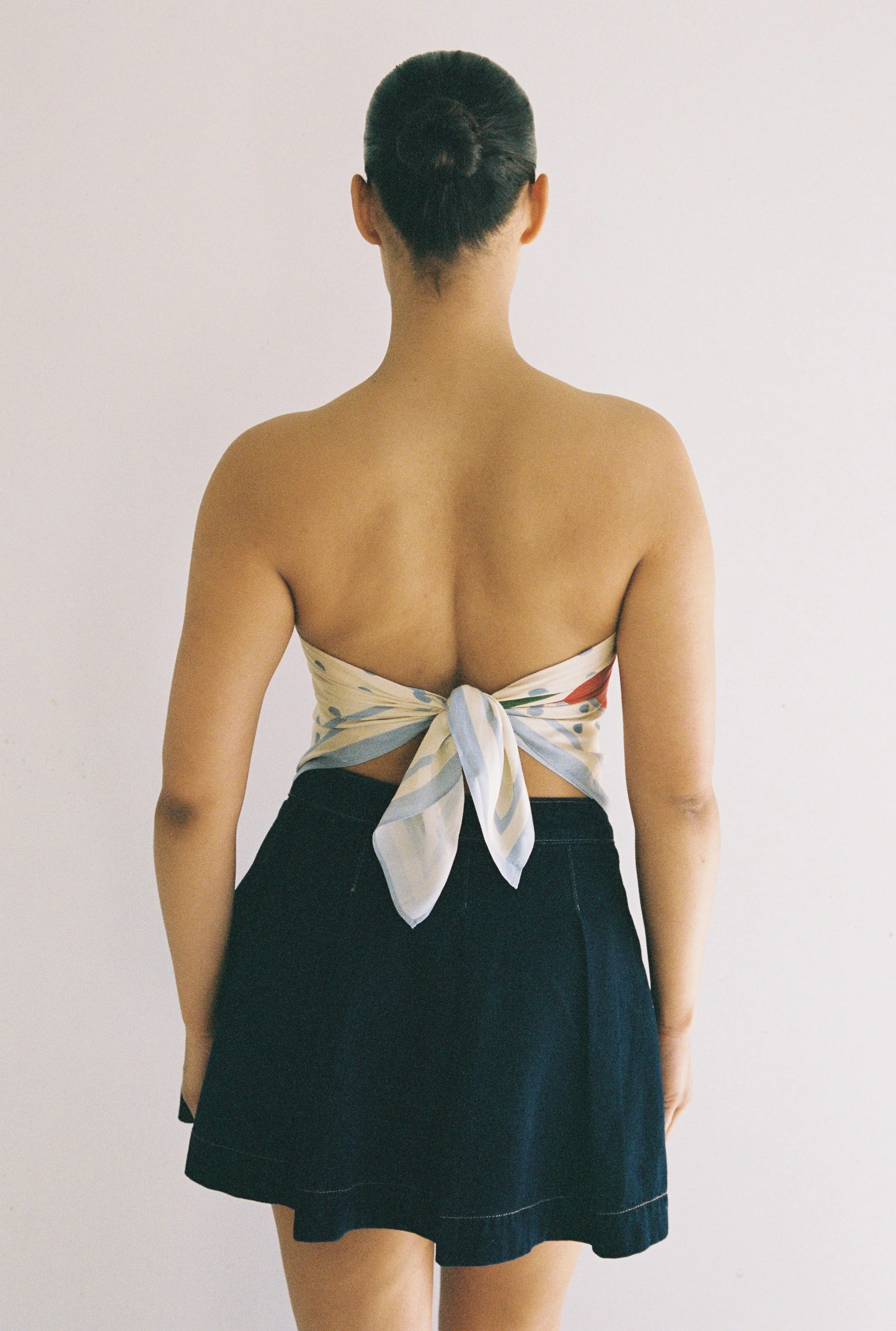 Harlow Denim Mini Skirt - Image 4