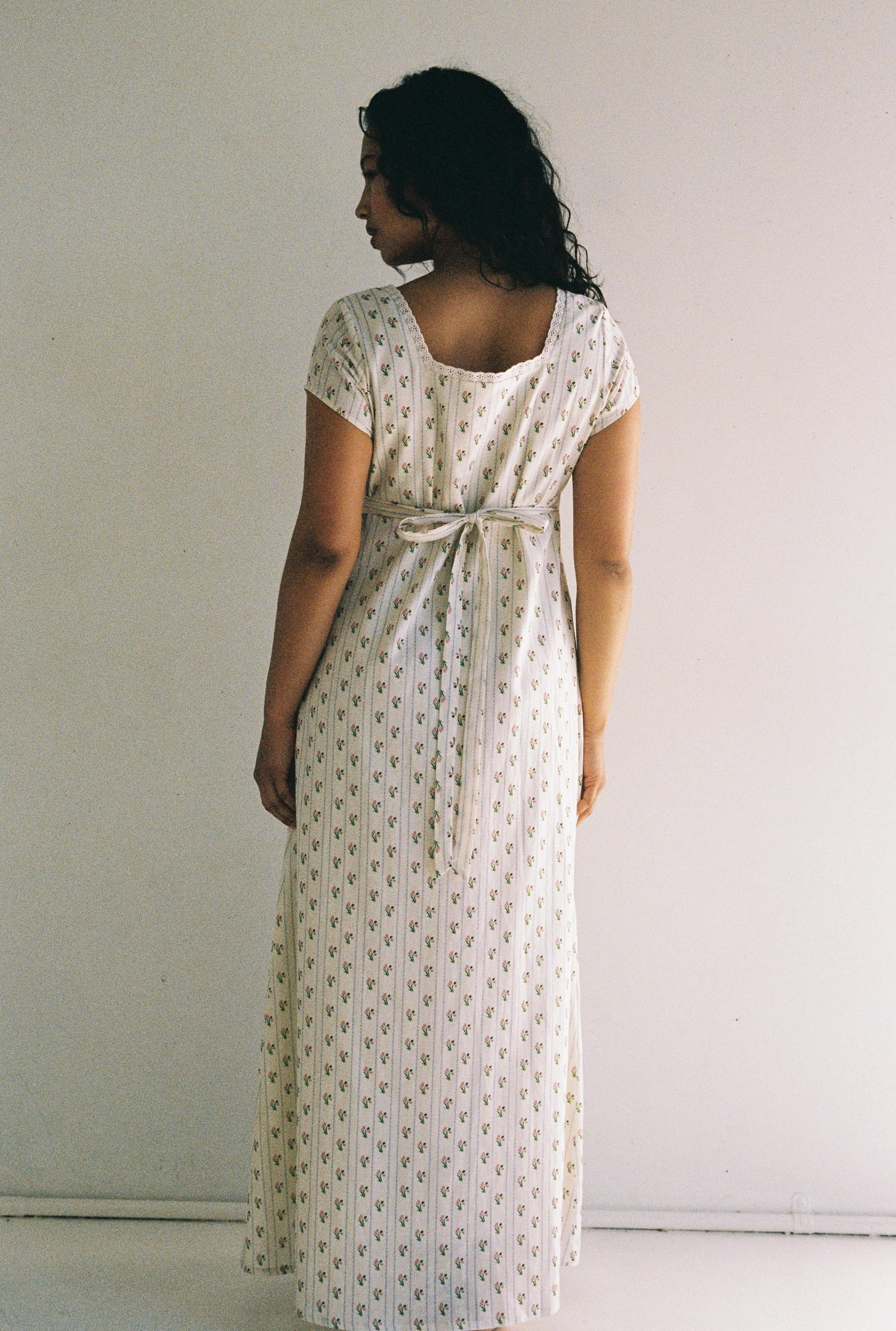 Irina Maxi Dress - Poppy Stripe - Image 5