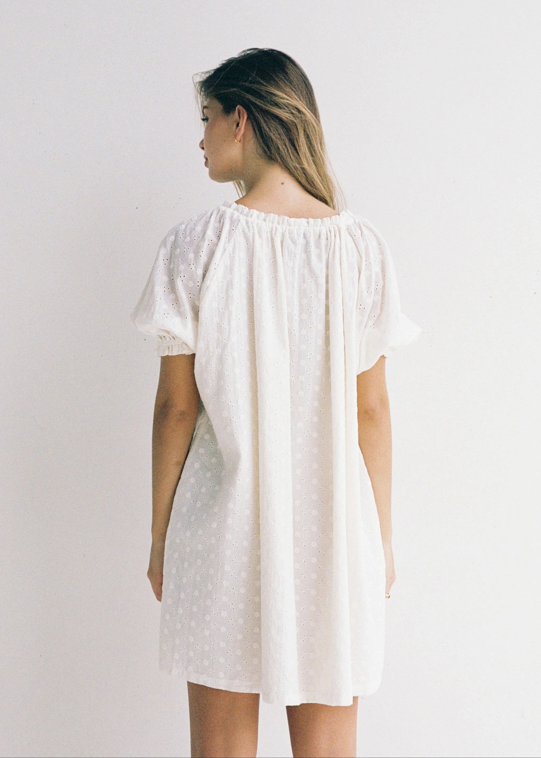 Jasmine Mini Dress - Salt - Image 4