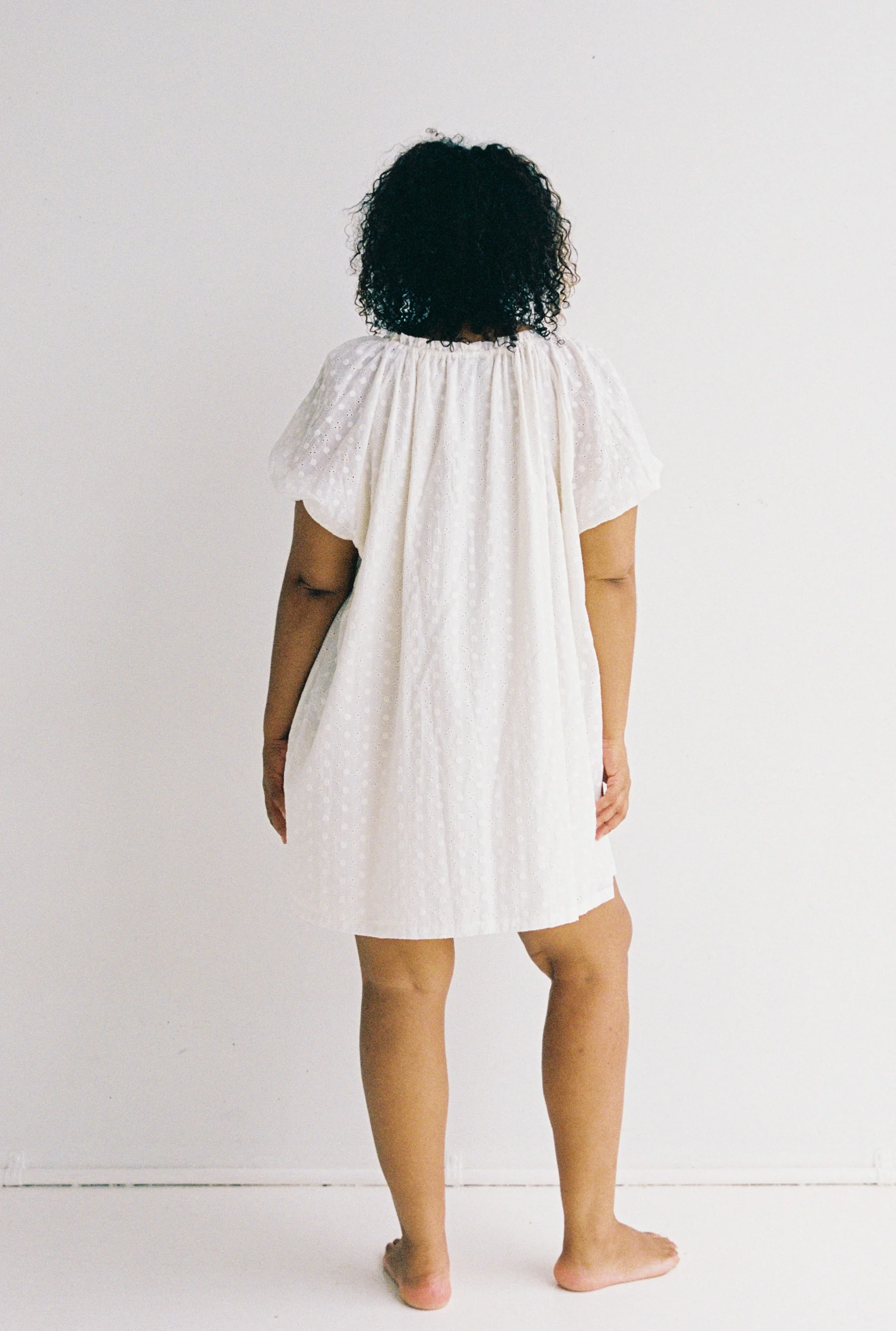 Jasmine Mini Dress - Salt - Image 7