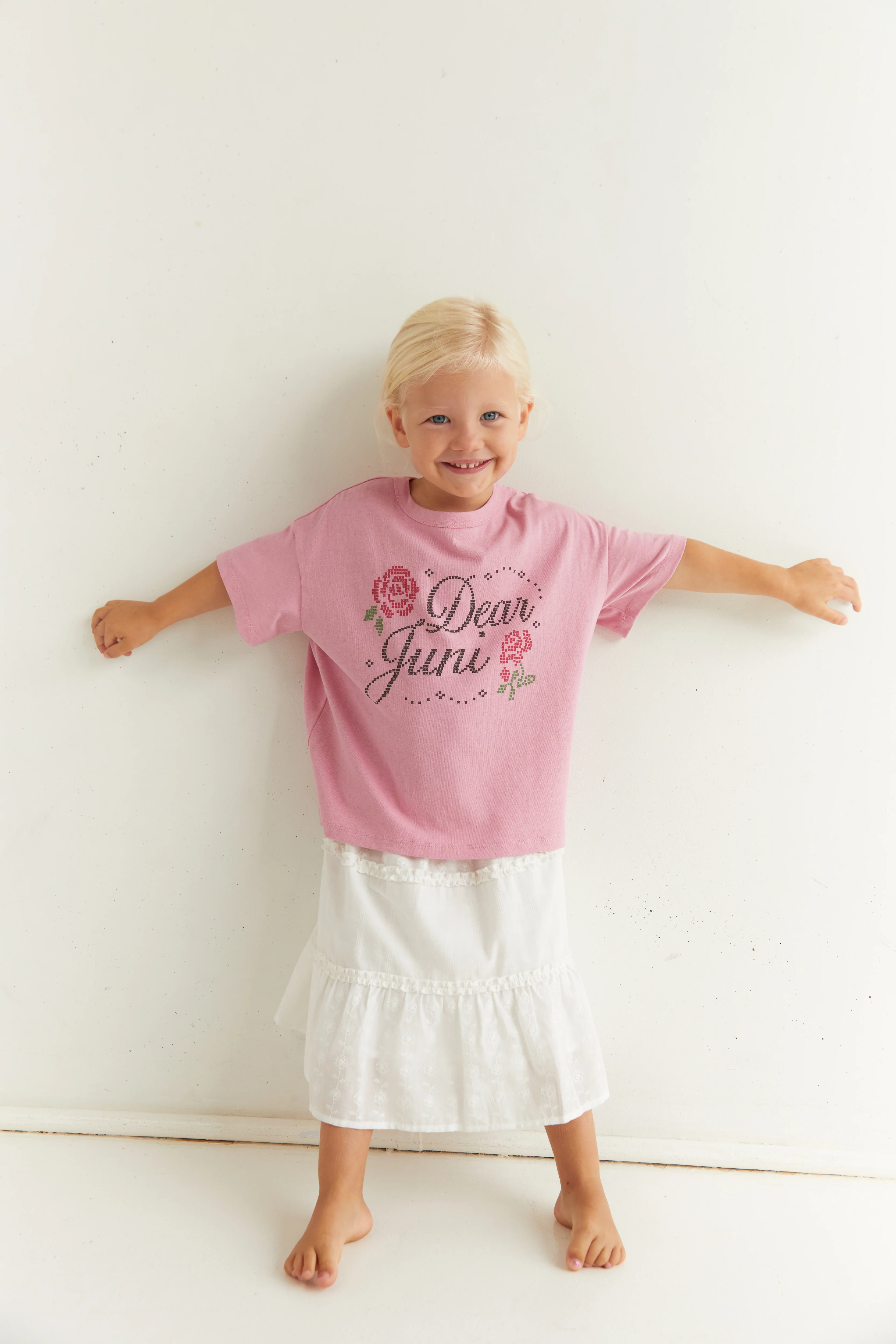 JNR Dear Juni Tee - Pink - Image 4