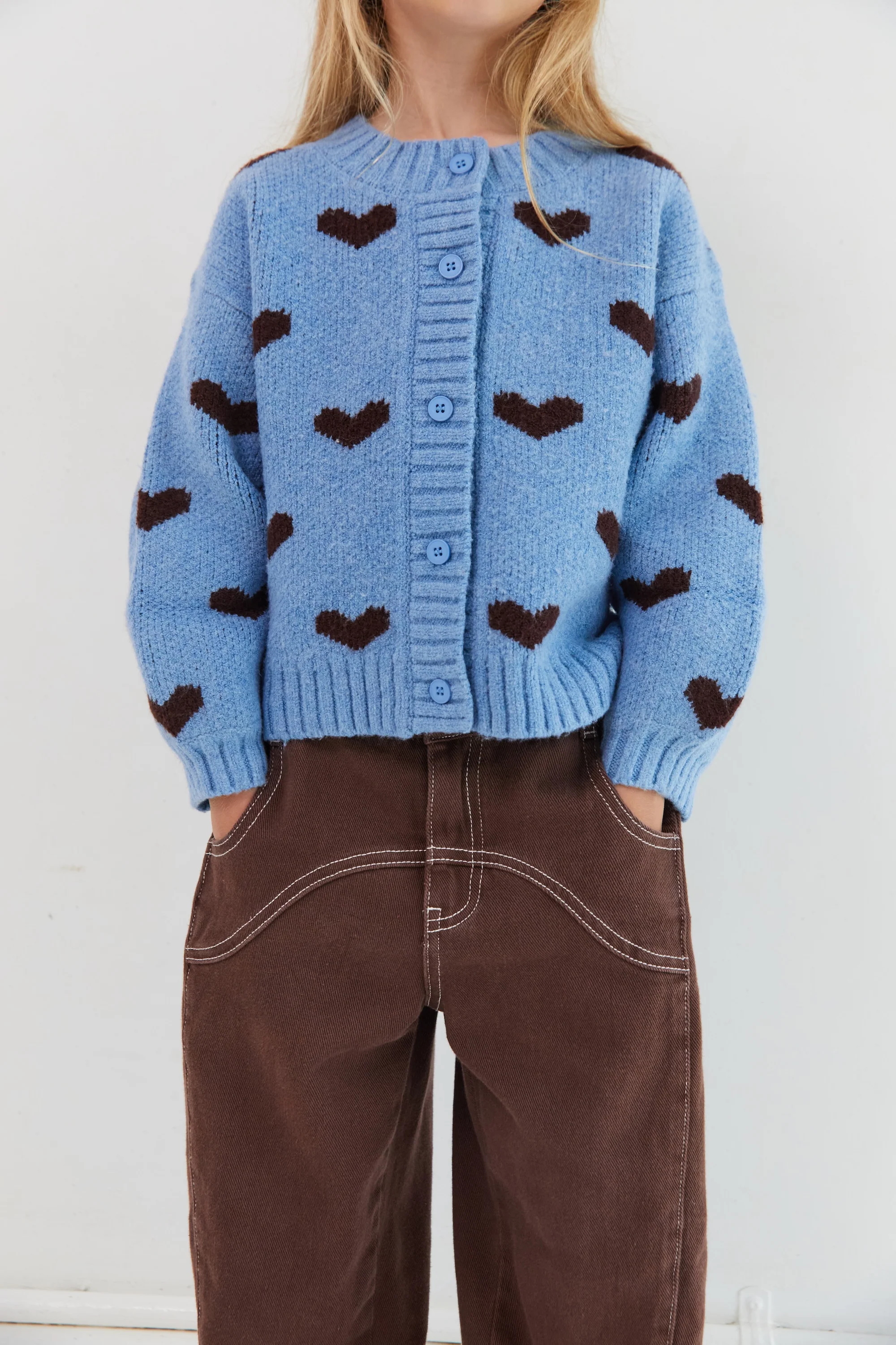 JNR Sweetheart Cardigan - Hearts - Image 5