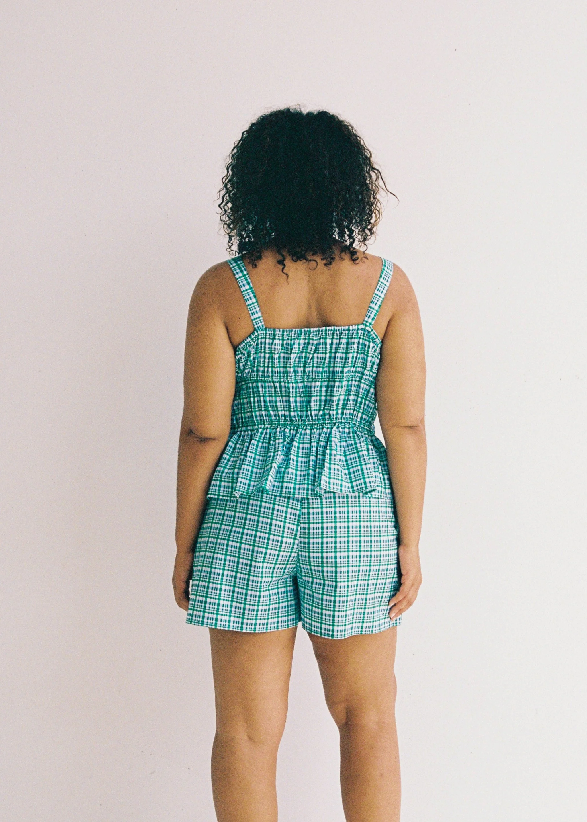 Lacey Shorts - Garden Check - Image 5