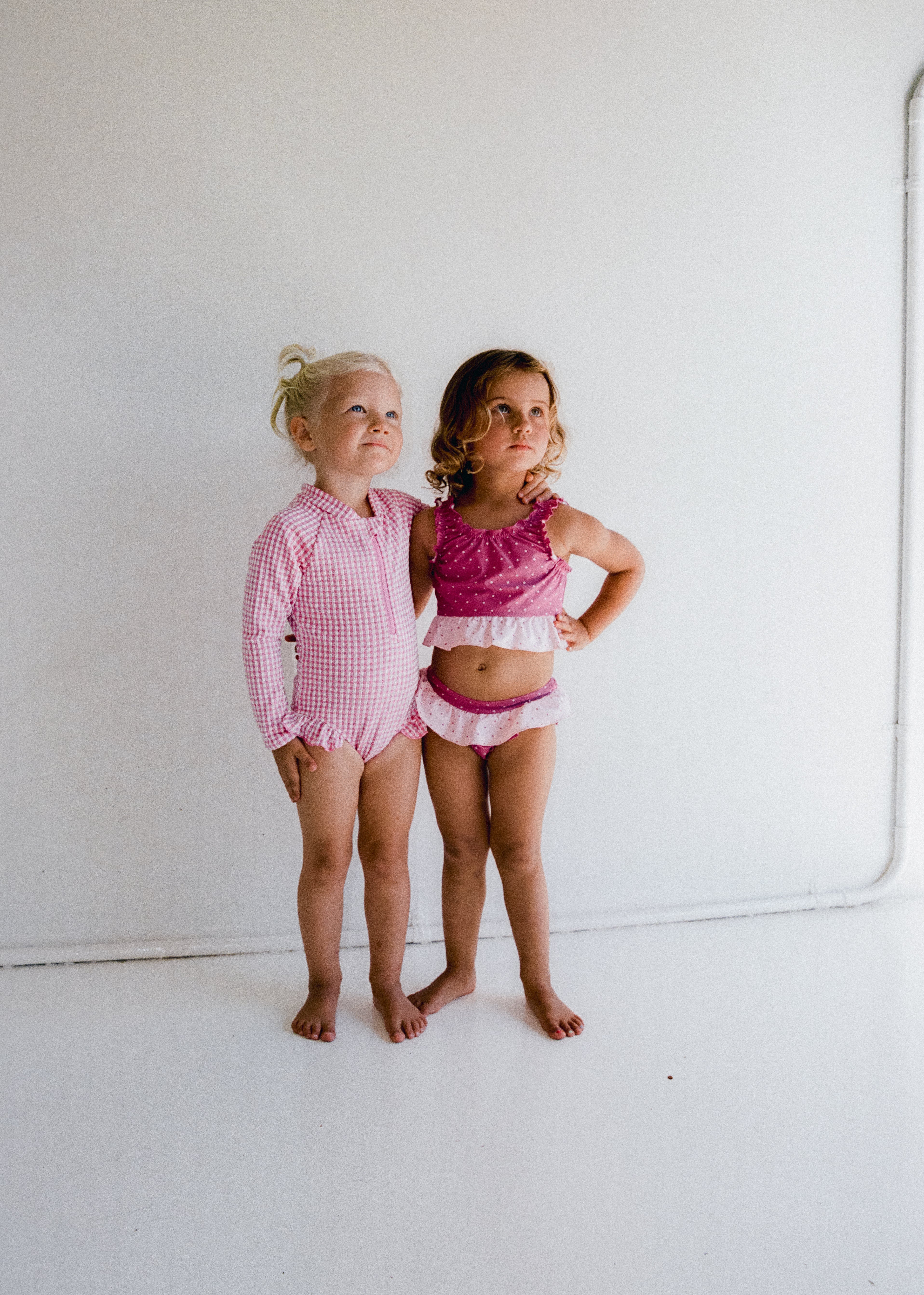 Letty Long Sleeve One Piece - Strawberry Gingham - Image 6