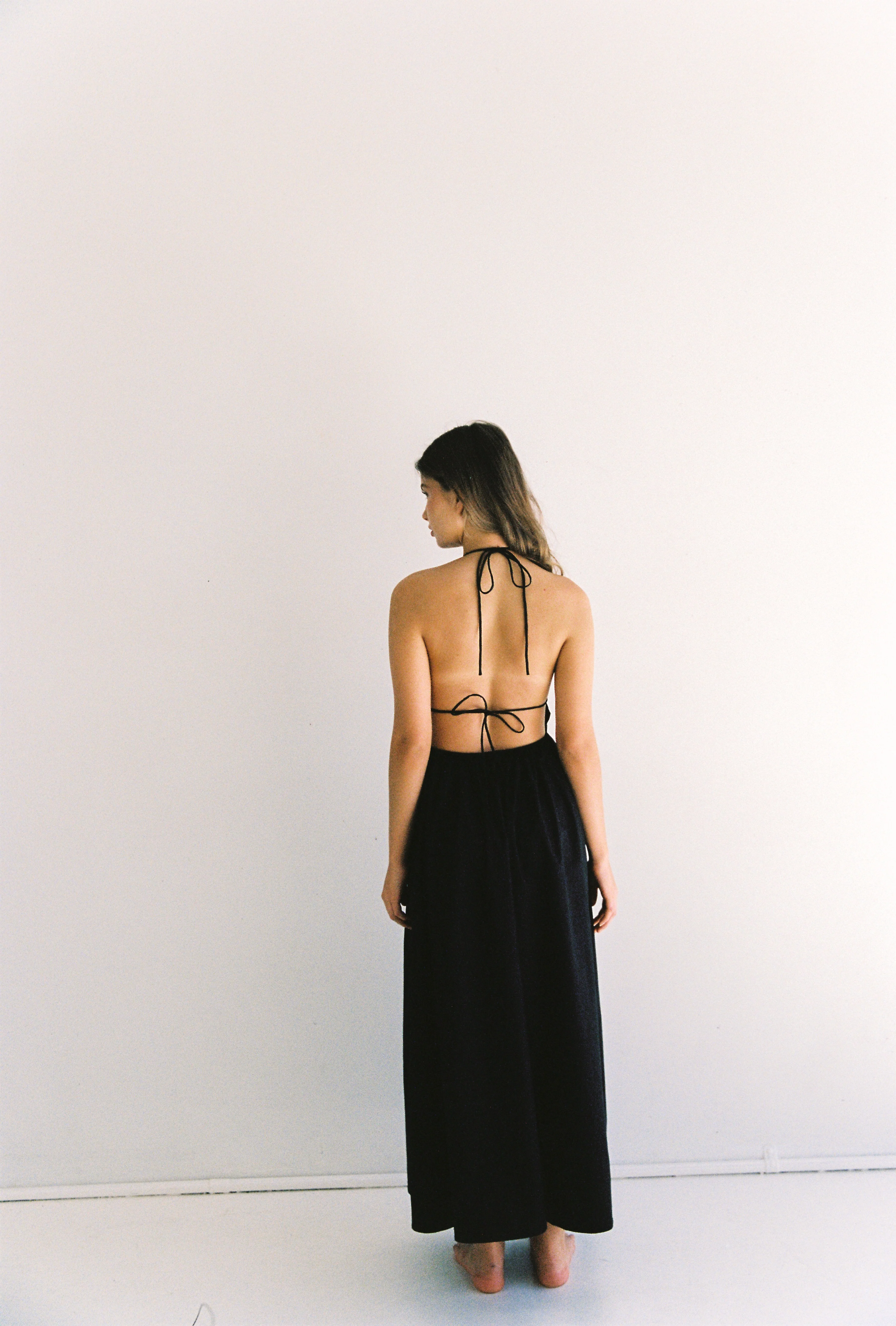 Lily Midi Dress - Black - Image 6