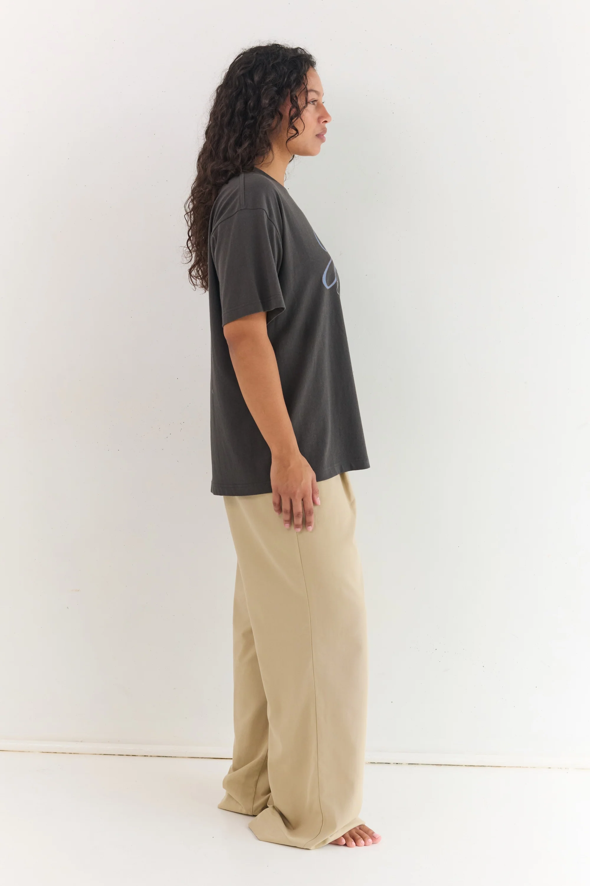 Lock Tee - Washed Black - Image 5