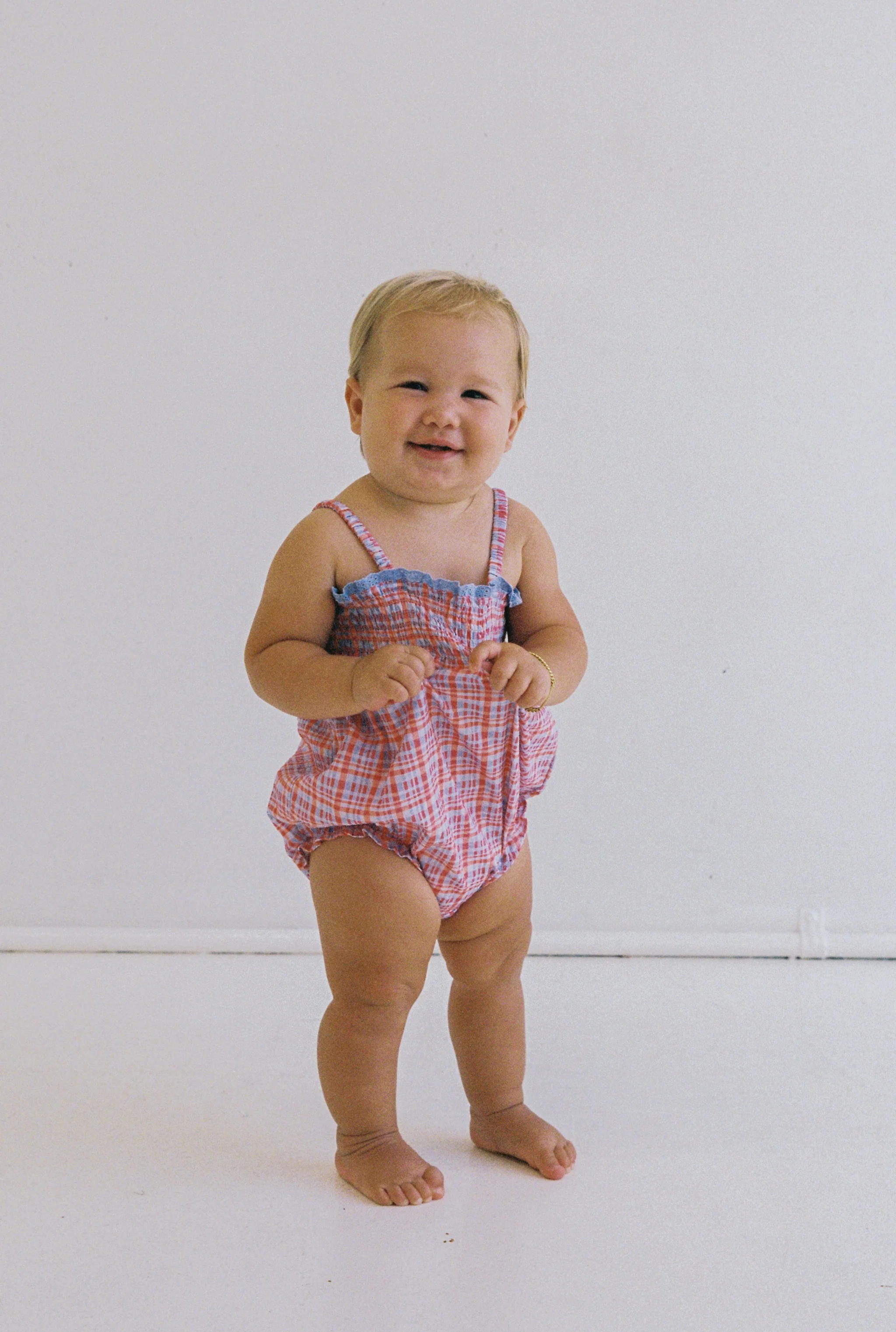 Lottie Romper - Picnic Check - Image 5