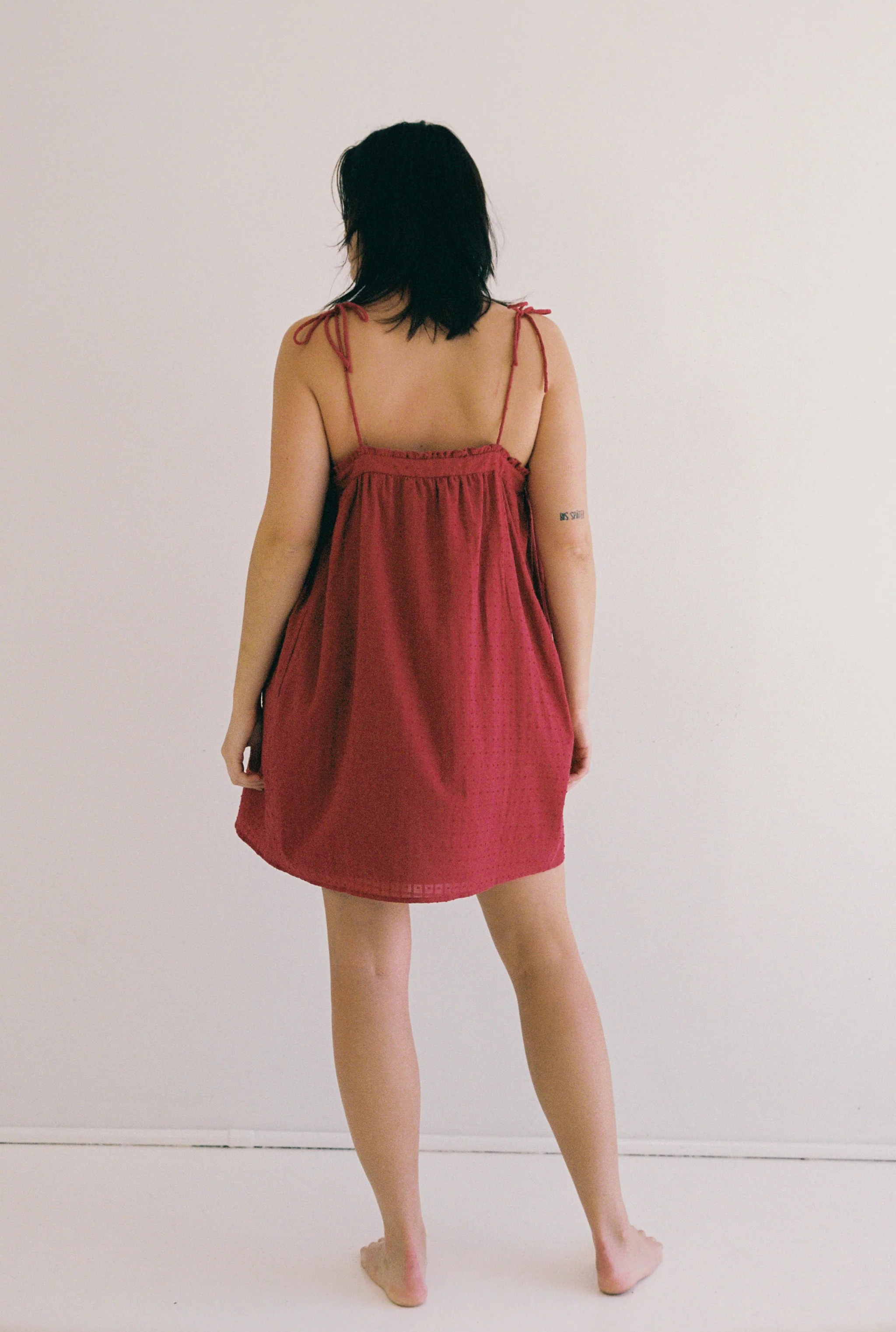 Marlow Mini Dress - Merlot - Image 5