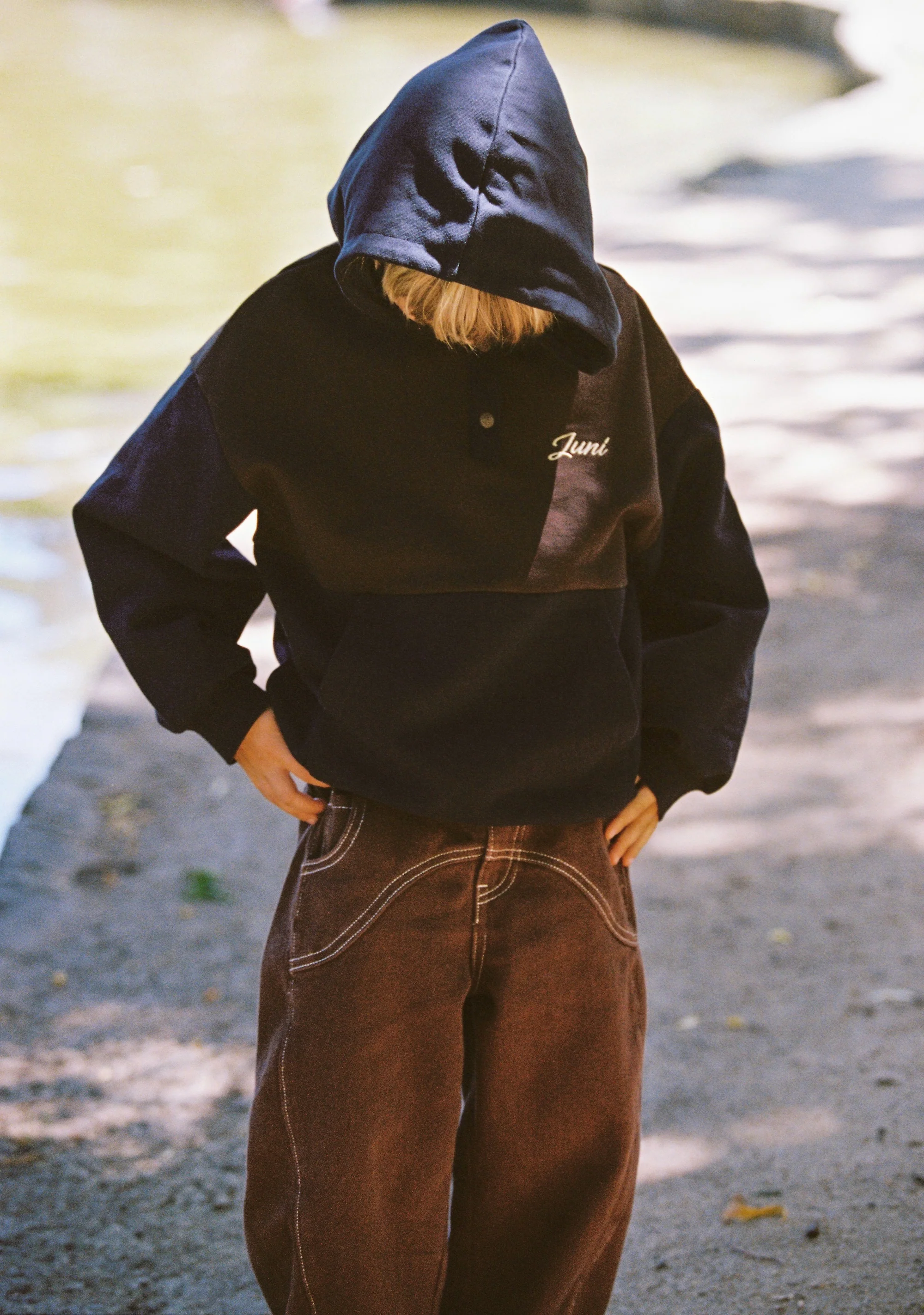 Mio Hoodie - Navy - Image 3