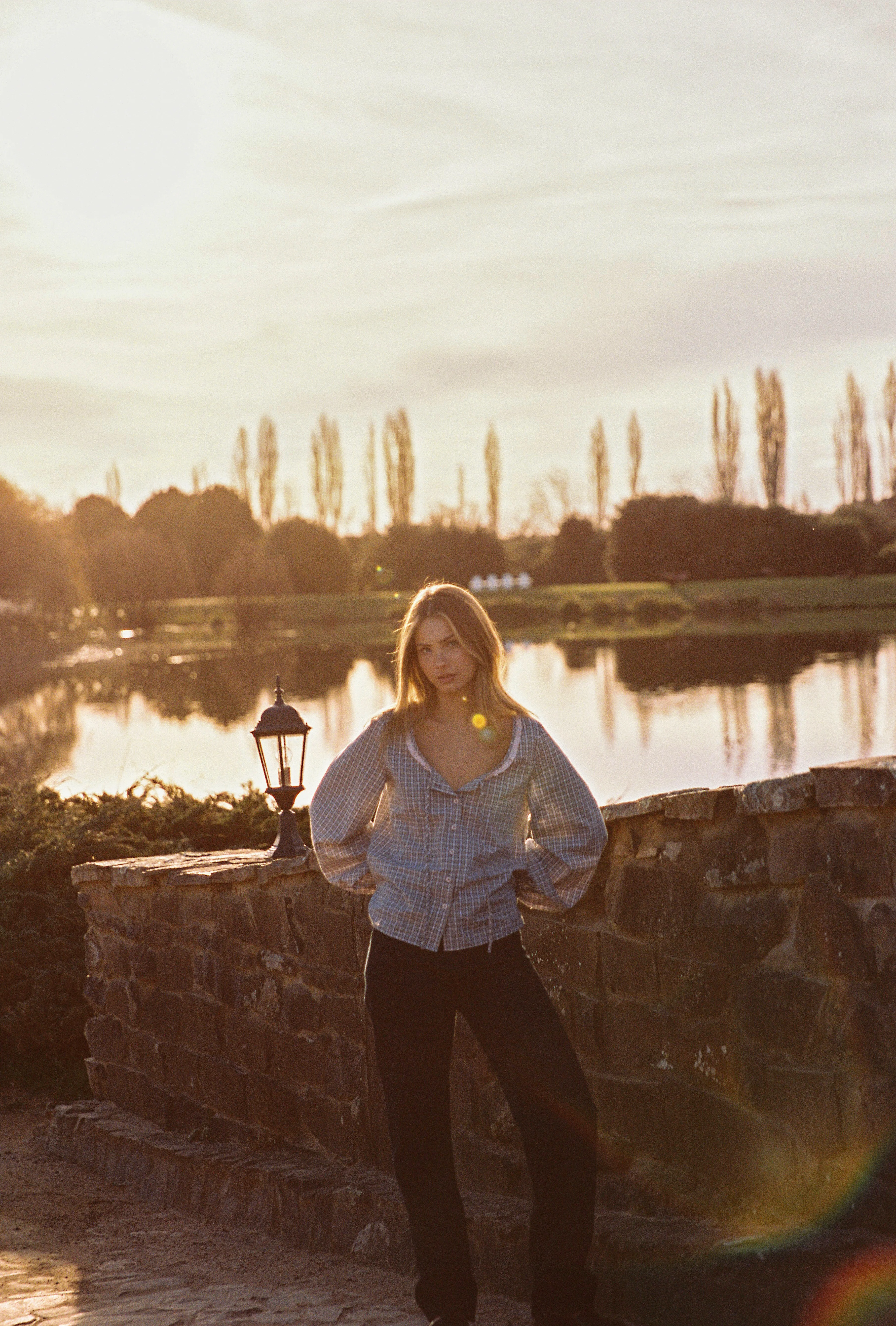 Paloma Blouse - Check - Image 9