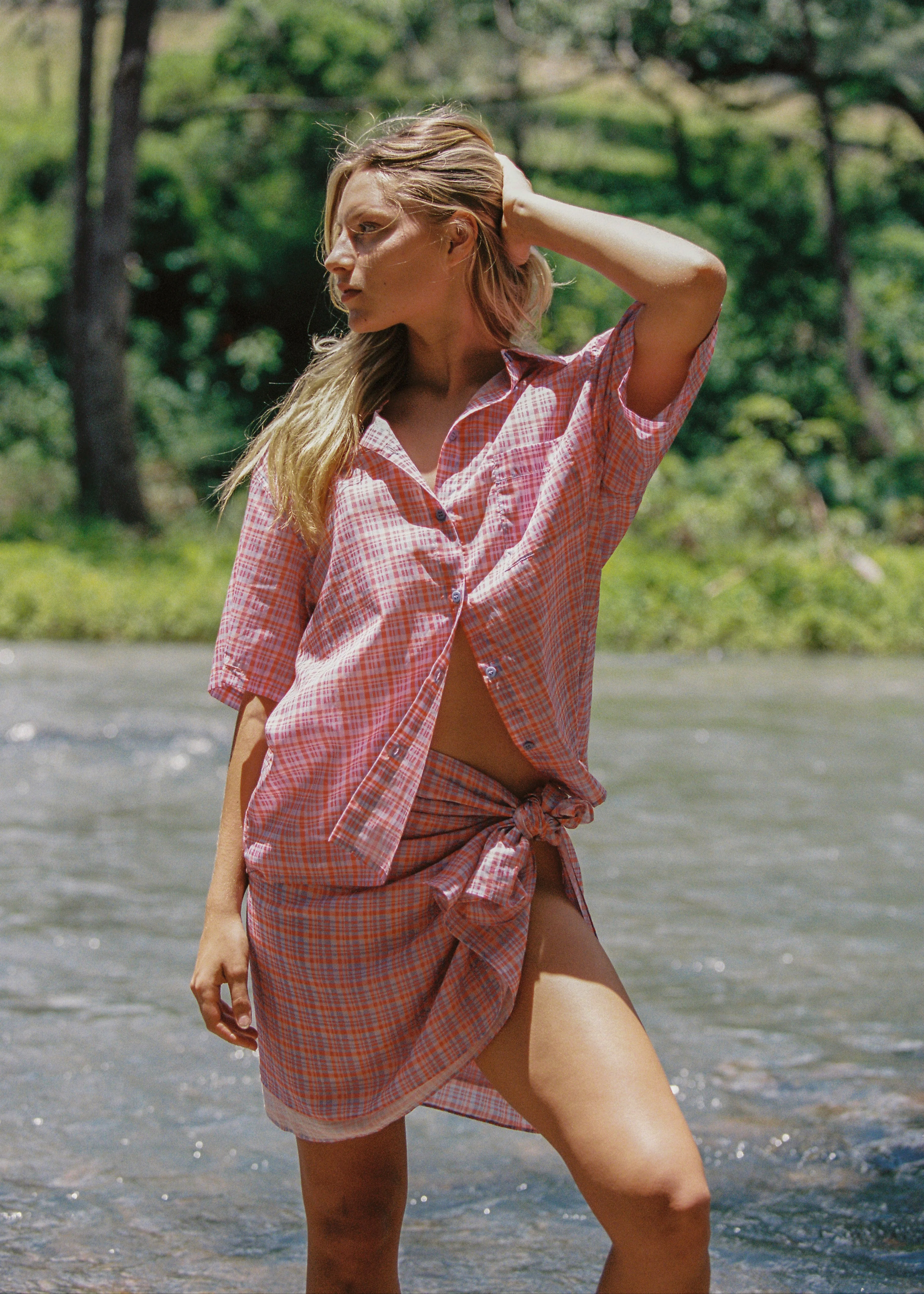 Picnic Check Sarong - Image 7