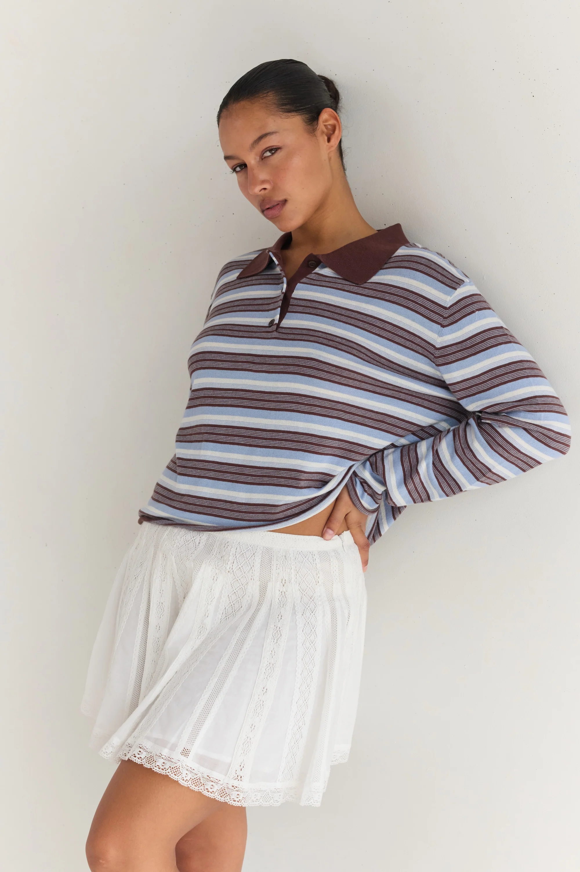 Sofie Mini Skirt - Blanc - Image 4