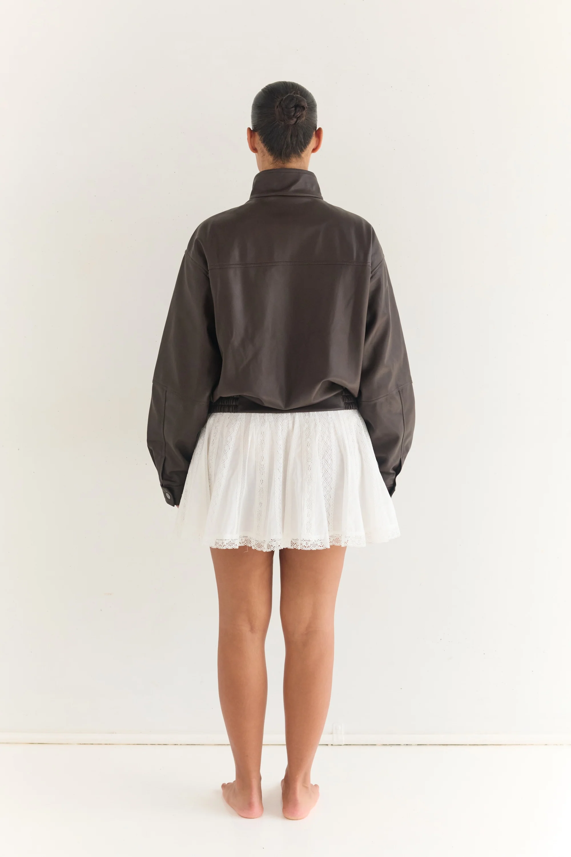 Tate Bomber Jacket - Espresso - Image 6