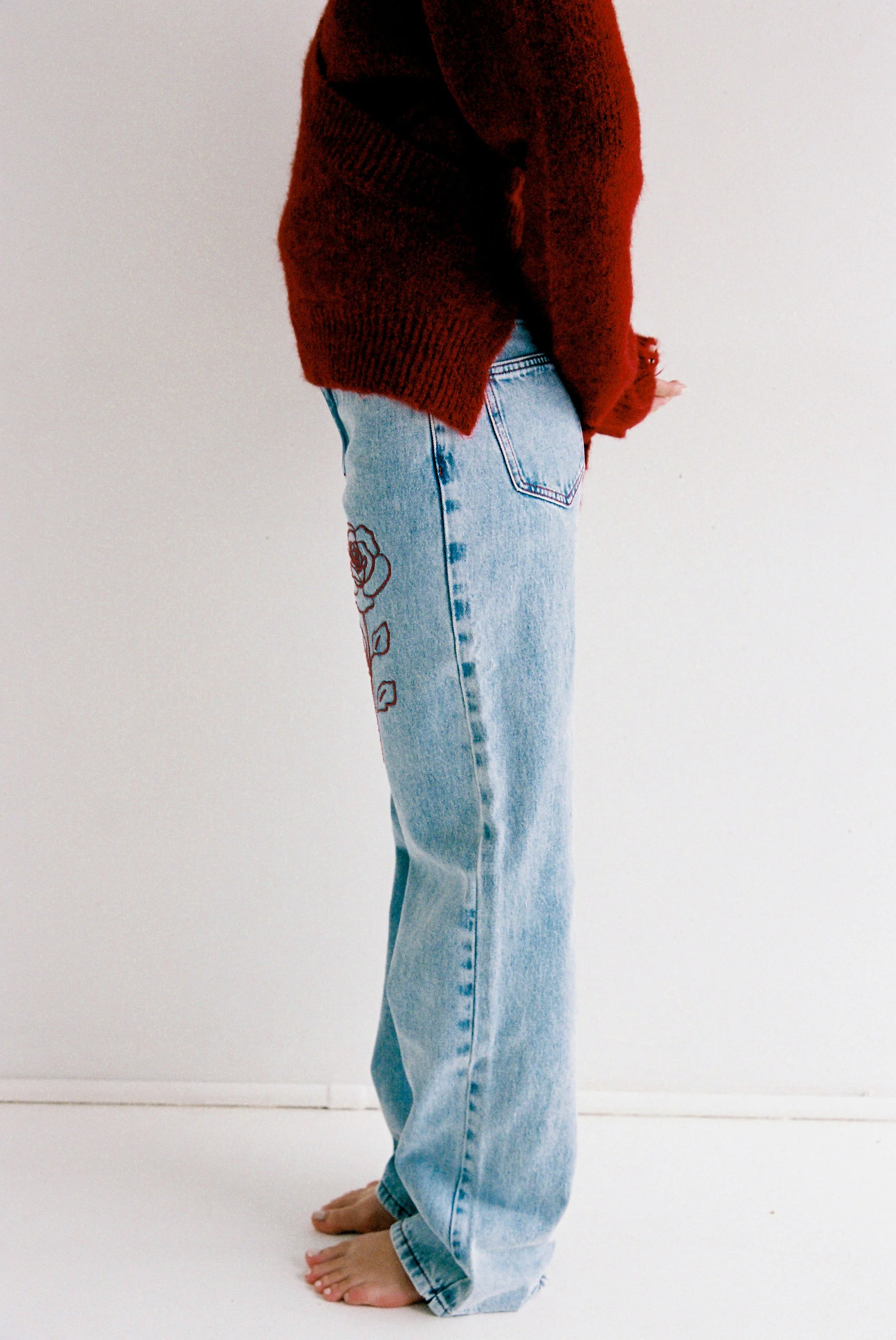 Taylor Jean - Rose Embroidery - Image 3