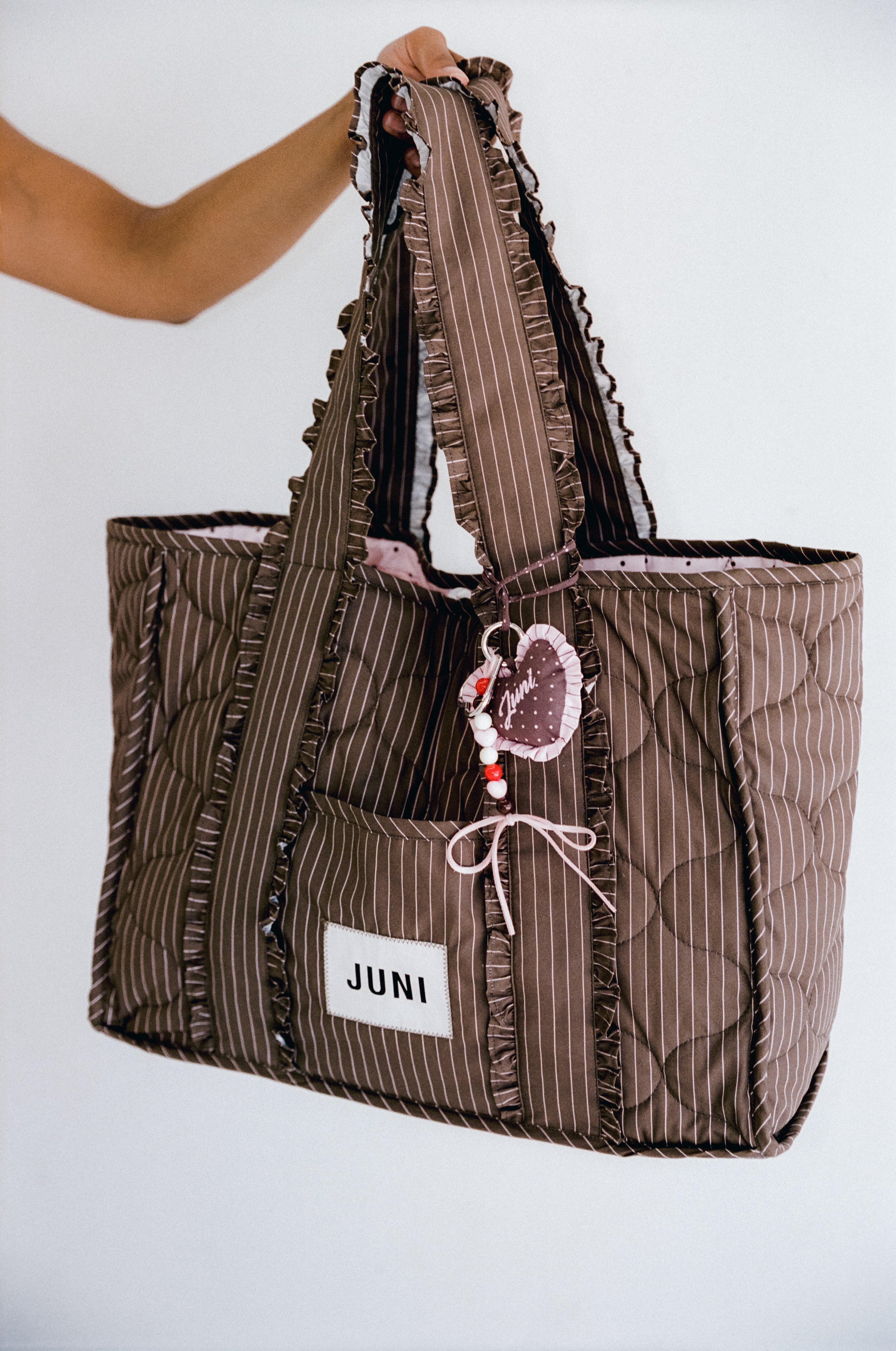 The Everything Bag - Cocoa Pinstripe *Pre-order - Image 6