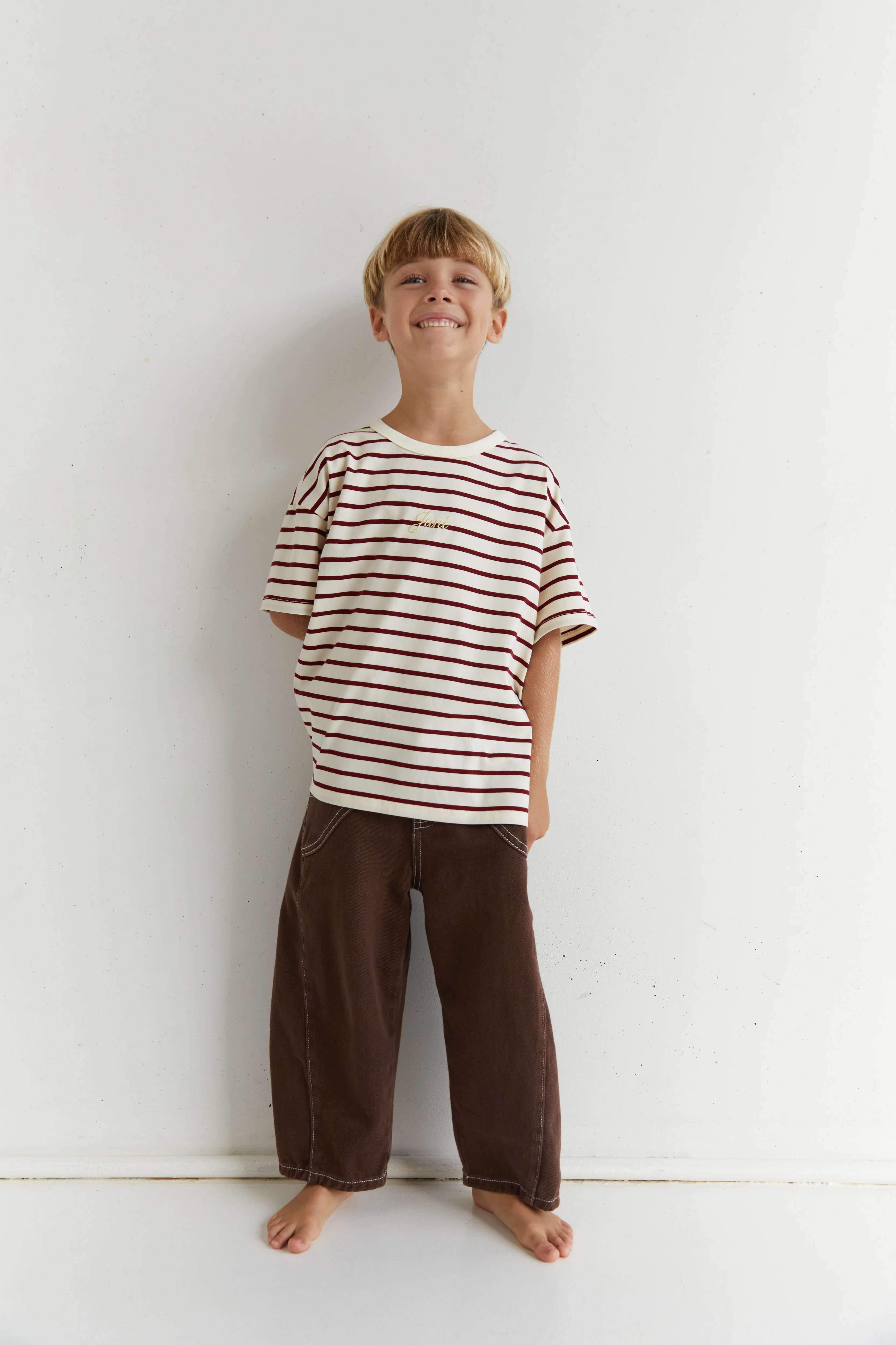 Zion Tee - Chilli Stripe
